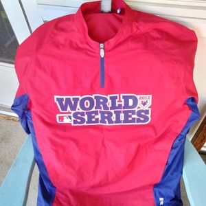 Men's 2012 "Majestic" Authentic World Series Windbreaker. Size XL. Excellent Con